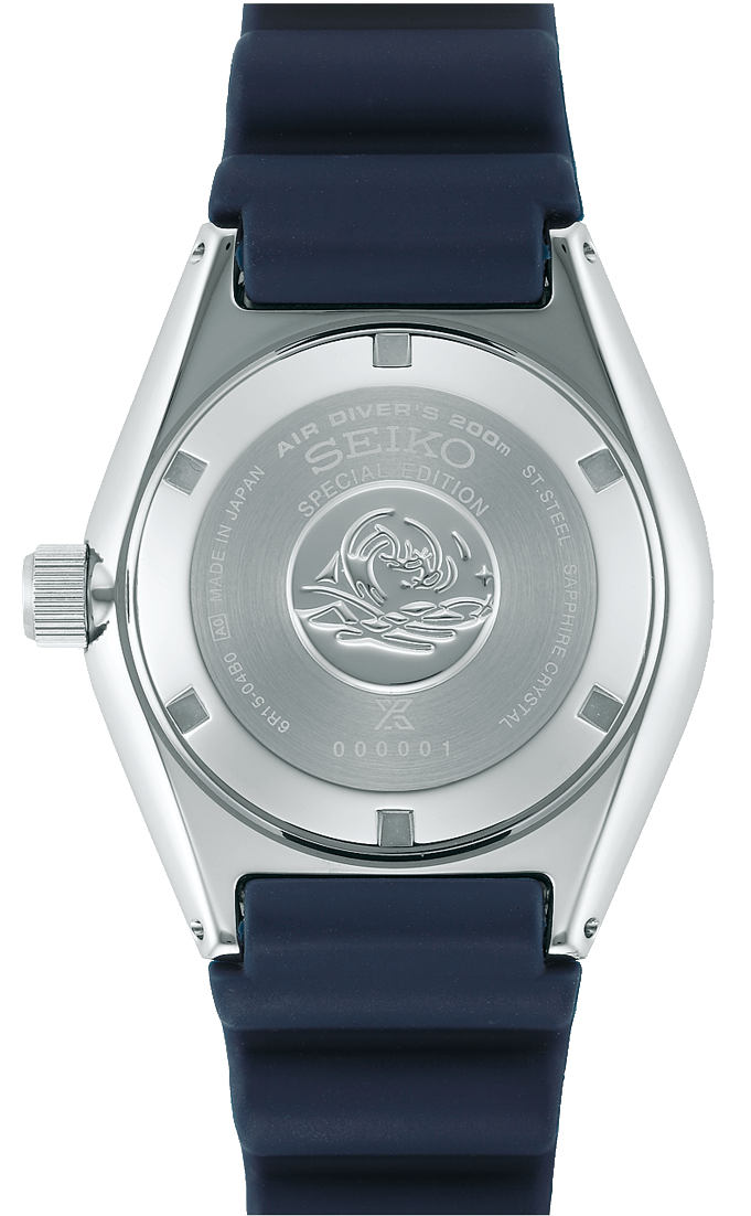 Seiko Prospex PADI Special Edition Divers 200M Blue Dial Blue Rubber Strap Watch For Men - SPB071J1