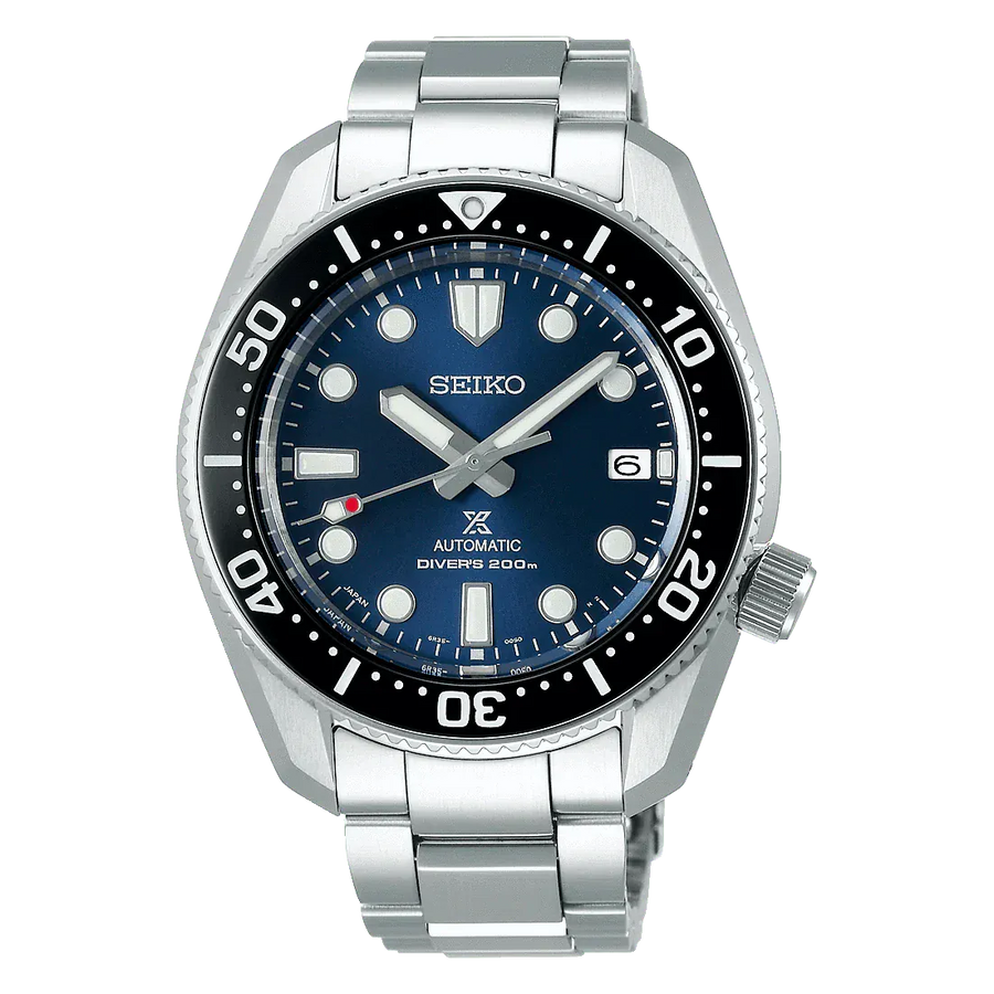 Seiko Prospex Sea Automatic Diver Green Dial Silver Steel Strap Watch For Men - SPB187J1