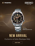 Seiko Prospex Sea Diver Automatic Brown Dial Silver Steel Strap Watch For Men - SPB240J1