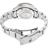 Seiko Prospex Sea Diver Automatic Brown Dial Silver Steel Strap Watch For Men - SPB240J1