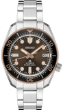 Seiko Prospex Sea Diver Automatic Brown Dial Silver Steel Strap Watch For Men - SPB240J1