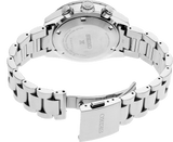 Seiko Prospex Speedtimer Solar Chronograph Black Dial Silver Steel Strap Watch for Men - SSC915
