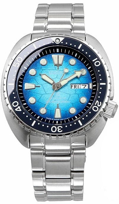 Seiko Prospex US Special Edition Automatic Blue Dial Silver Steel Strap Watch for Men - SRPH59