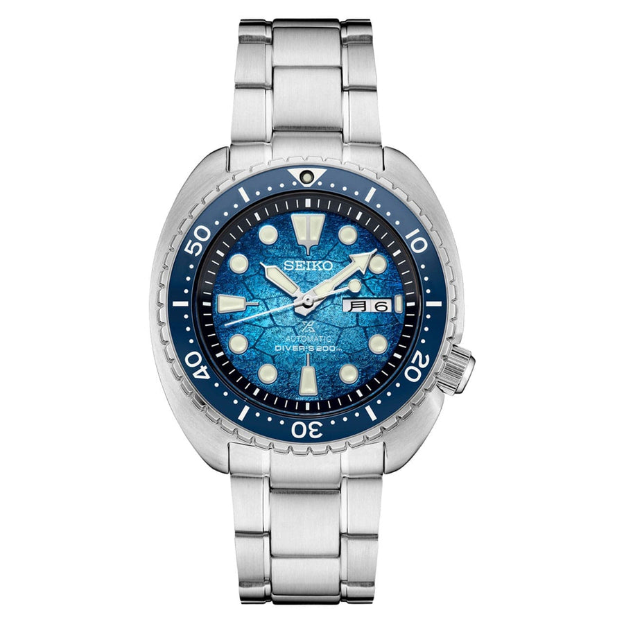 Seiko Prospex US Special Edition Automatic Blue Dial Silver Steel Strap Watch for Men - SRPH59