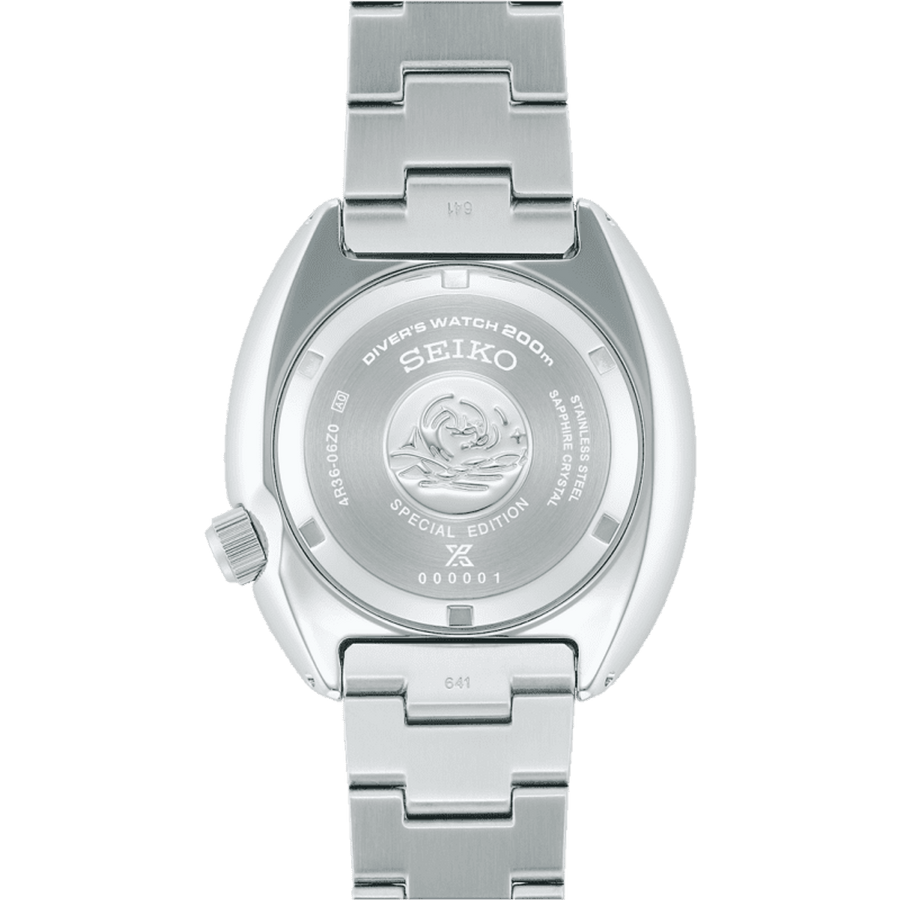 Seiko Prospex US Special Edition King Turtle Automatic Brown Dial Silver Steel Strap Watch for Men - SRPH55