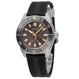 Seiko Prospex 1965 Diver's Modern Re-Interpretation Automatic Brown Dial Black Rubber Strap Watch For Men - SPB147J1