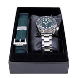 Seiko Prospex 140th Anniversary Limited Divers Green Dial Silver Steel Strap Watch For Men - SPB207J1