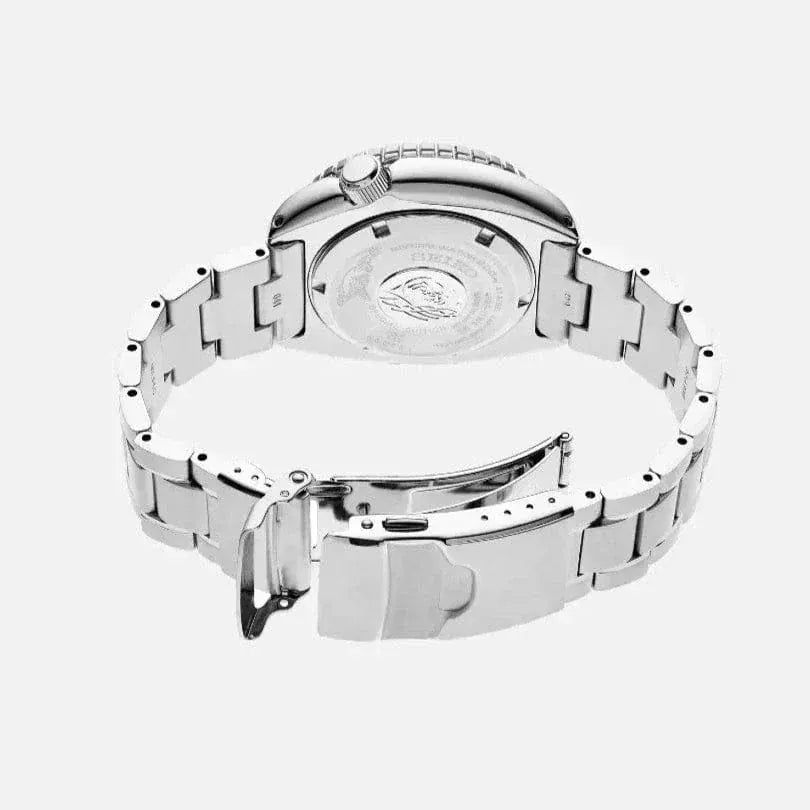 Seiko US Special Edition Automatic Green Dial Silver Steel Strap Watch for Men - SRPH57