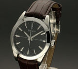 Tissot Gentlemen Black Dial Brown Leather Strap Watch for Men - T127.410.16.051.01