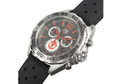 Tag Heuer Formula 1 Manchester United Special Edition Grey Dial Black Silicone Strap Watch for Men - CAZ101M.FT8024