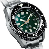 Seiko Prospex 140th Anniversary Limited Divers Green Dial Silver Steel Strap Watch For Men - SPB207J1