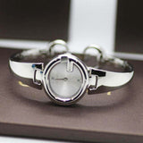 Gucci Guccissima Quartz Silver Dial Silver Steel Strap Watch For Women - YA134502