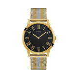 Guess Richmond Quartz Black Dial Two Tone Mesh Bracelet Watch For Women - W1179G2