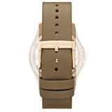 Marc Jacobs Henry Dinky Skeleton Beige Dial Beige Leather Strap Watch for Women - MBM1245