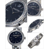 Swarovski Daytime Rhinestone Grey Dial Silver Steel Strap Watch for Women - 5213681