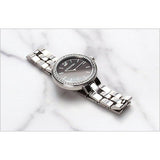 Swarovski Daytime Rhinestone Grey Dial Silver Steel Strap Watch for Women - 5213681