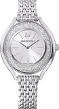 Swarovski Crystalline Aura Silver Dial Silver Steel Strap Watch for Women - 5519462