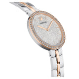 Swarovski Cosmopolitan Crystals Silver Dial Two Tone Steel Strap Watch for Women - 5644081