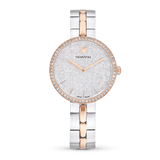 Swarovski Cosmopolitan Crystals Silver Dial Two Tone Steel Strap Watch for Women - 5644081