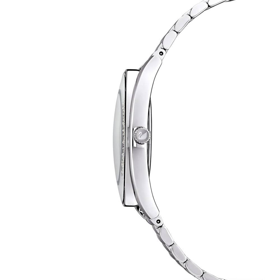 Swarovski Crystalline Aura Silver Dial Silver Steel Strap Watch for Women - 5519462