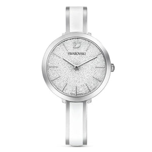Swarovski Crystalline Delight Silver Dial Two Tone Steel Strap Watch for Women - 5580537