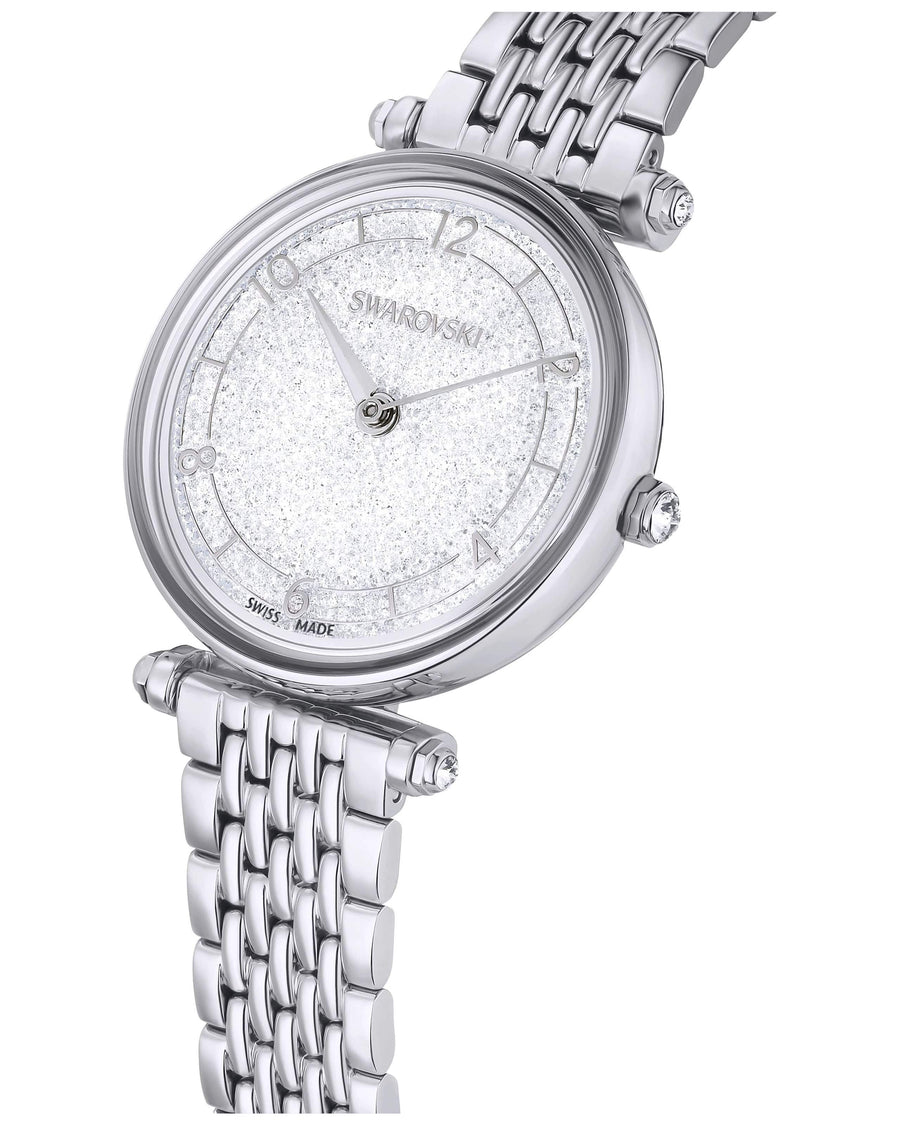 Swarovski Crystalline Wonder Silver Dial Silver Steel Strap Watch for Women - 5656929