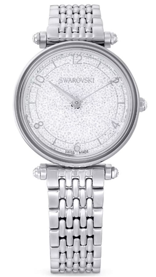 Swarovski Crystalline Wonder Silver Dial Silver Steel Strap Watch for Women - 5656929