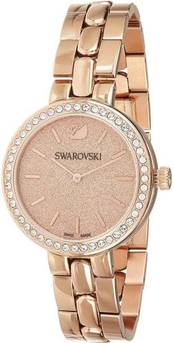 Swarovski Daytime Analog Gold Dial Gold Steel Strap Watch for Women - 5182231
