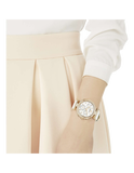 Swarovski Era Journey Silver Dial White Leather Strap Watch for Women - 5295369