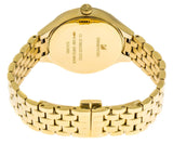 Swarovski Lovely Crystals White Dial Gold Steel Strap Watch for Women - 5242895