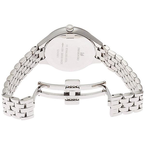 Swarovski Lovely Crystals Mini White Dial Silver Steel Strap Watch for Women - 5242901