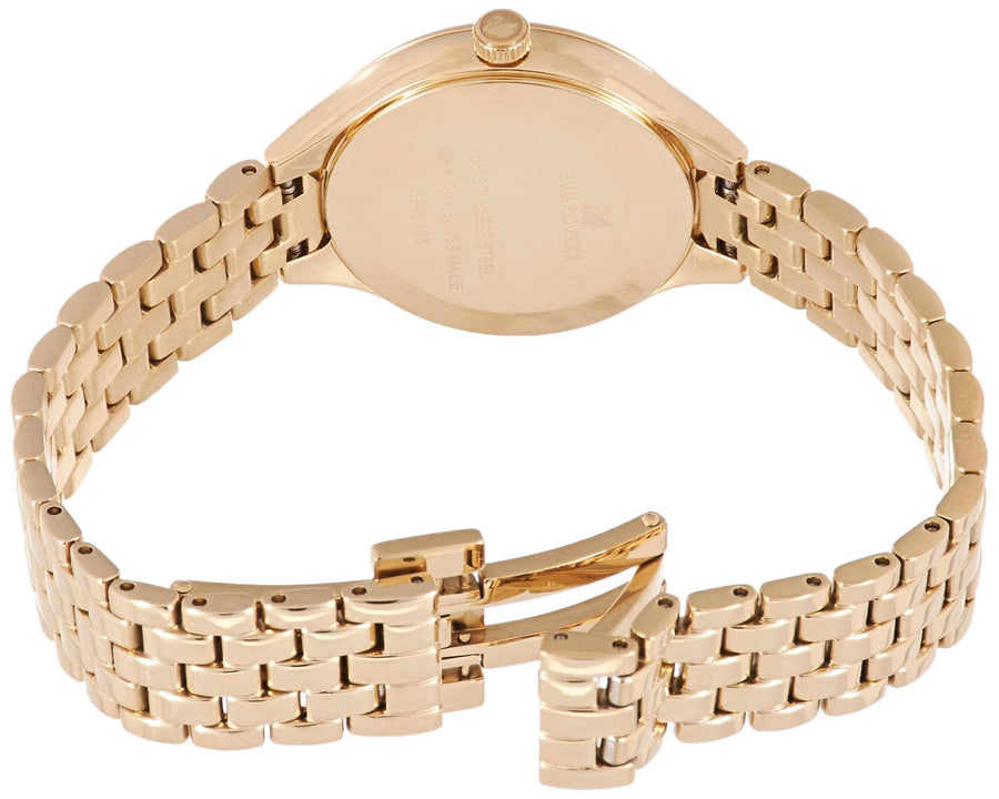 Swarovski Lovely Crystals Mother of Pearl Dial Rose Gold Steel Strap Watch for Women - 5261496