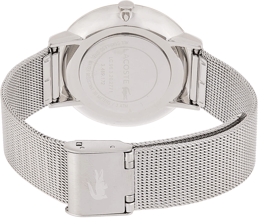 Swarovski Octea Nova Black Dial Silver Mesh Bracelet Watch for Women - 5430420
