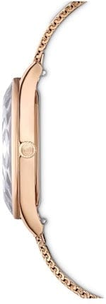 Swarovski Octea Nova Silver Dial Rose Gold Mesh Strap Watch for Women - 5650011