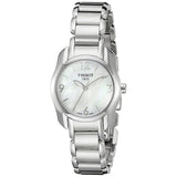 Tissot T Wave Mother of Pearl Dial Two Tone Steel Strap Watch For Women - T023.210.11.117.00