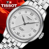 Tissot Le Locle Automatic Lady Silver Dial Silver Steel Strap Watch For Women - T006.207.11.036.00