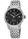 Tissot Le Locle Powermatic 80 Black Dial Silver Steel Strap Watch For Men - T006.407.11.052.00