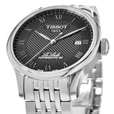 Tissot Le Locle Powermatic 80 Automatic Black Dial Silver Steel Strap Watch For Men - T006.407.11.053.00