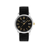 Tissot T Classic Dream Black Dial Black Leather Strap Watch for Men - T033.410.26.053.01