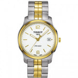 Tissot T Classic PR100 White Dial Two Tone Steel Strap Watch For Women - T049.210.22.032.00