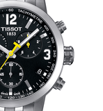 Tissot PRC 200 Chronograph Black Dial Stainless Steel Watch For Men - T0554171105700