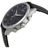 Tissot T Classic Tradition Black Dial Black Leather Strap Watch For Men - T063.617.16.057.00