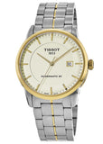 Tissot Luxury Powermatic 80 Gold Dial Silver Steel Strap Watch For Men - T086.407.22.261.00