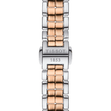 Tissot T Lady Flamingo Lady Quartz Mother of Pearl Dial Two Tone Steel Strap Watch For Women - T094.210.22.111.00