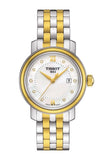 Tissot T Classic Bridgeport Automatic Mother of Pearl Dial Two Tone Steel Strap Watch for Women - T097.410.22.116.00