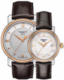 Tissot Bridgeport Lady White Dial Brown Leather Strap Watch For Women - T097.010.26.118.00