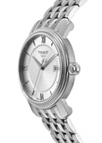 Tissot T Classic Bridgeport Silver Dial Silver Mesh Bracelet Watch For Men - T097.410.11.038.00