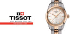 Tissot T Classic PR100 Mother of Pearl Dial Two Tone Steel Strap Watch for Women - T101.010.22.111.01