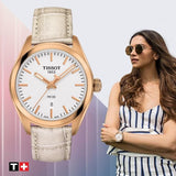 Tissot T Classic PR 100 Lady Silver Dial Watch For Women - T101.210.36.031.01