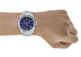 Tissot PR 100 Sport Quartz Chronograph Blue Dial Silver Steel Strap Watch For Men - T101.617.11.041.00